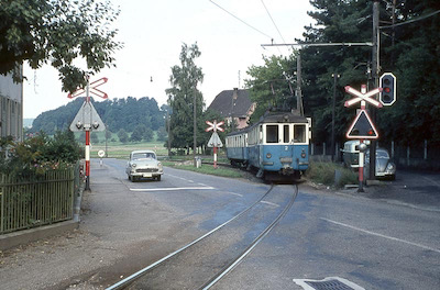 BTB Niveauübergang, Ettingen, 1965