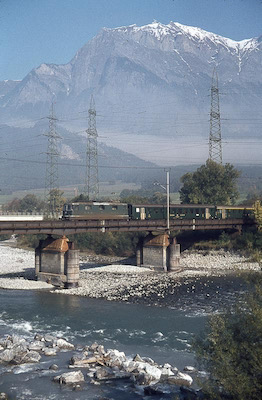 SBB Bad Ragaz, Brücke, 1975