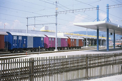 GFM Bulle, farbige Güterwagen, 1992