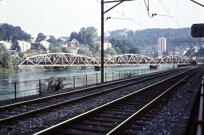 SBB Luzern-Fluhmühle, Reussbrücke, 1961