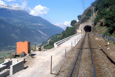 BLS Südrampe, Doppelspur-Ausbau, 1989