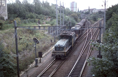 SBB Basel, Verbindungsbahn Verzweigung, 1966