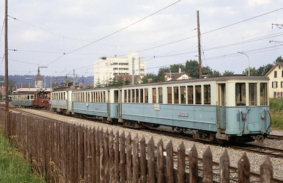 BDB Bremgarten, Oldtimer-Zug, 1968