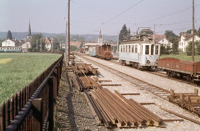 BDB Abstellgeleise, Bremgarten, 1965