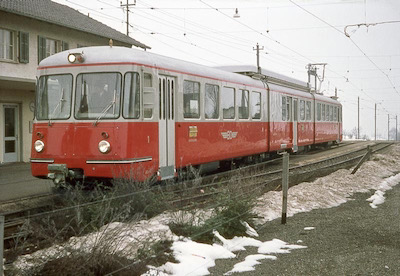 BDB Gliederzug, Berikon-Widen, 1969
