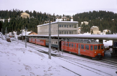 RhB Bahnhof Arosa, 1969