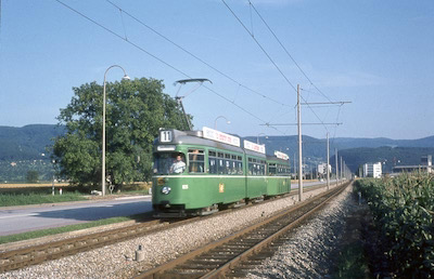 BVB, Reinach-Aesch, Düwag-Gelenktram, Aufnahme 1972