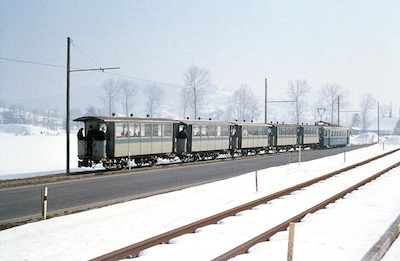 WSB mit 5 Zweiachsern, Suhr-Gränichen, 1965