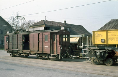 WSB Muhen, alter Gütertriebwagen, 1972
