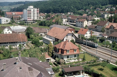 WSB Schöftland, vom Silo, 1976