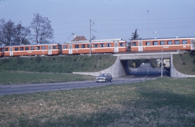 WSB Distelbergdamm, Unterführung, orange, 1980