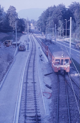 WSB Distelberg, neue Ausweiche, 1986
