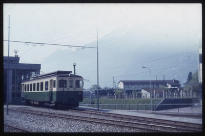 BA Triebwagen, Depot Biasca, 1973