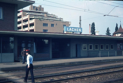 SBB Bahnhof Lachen SZ, 1976