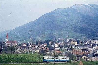 ARB Pendelzug, Goldau Rossberg, 1967