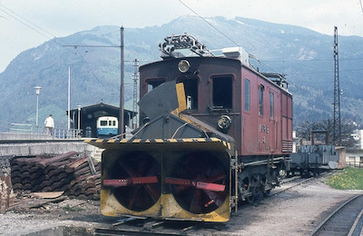 ARB Schneeschleuder Goldau + Station, 1967