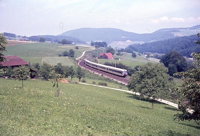 SBB Transalpin ÖBB, Bözberg/Zeihen, 1969