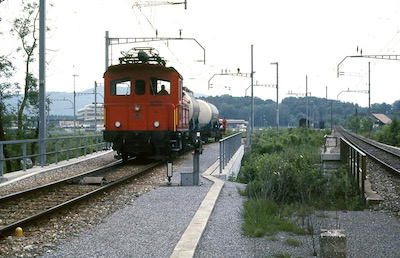 SBB Suhr Ost, Migros-Geleise, 1986