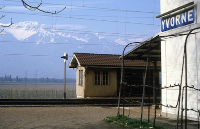 SBB Yvorne Haltestelle, 1987