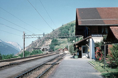 BLS Station Ausserberg, 1957