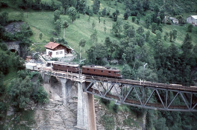 BLS Baltschieder-Viadukt, Ae 4/4, Ae 6/8, 1957