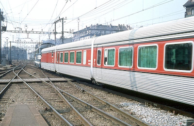 SBB, Genève-Cornavin, RENFE Talgo, Aufnahme 1974