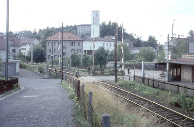 SBB, Zürich-Seebach, Verzweigung Oerlikon / Opfikon, Aufnahme 1966