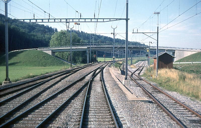 SBB Daillens, Abzweigung, 1976