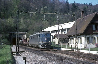 SBB Hauenstein-Basistunnel, Seite Olten, 1967