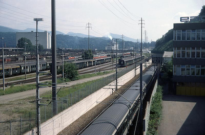 SBB Olten, Rampe Hardtunnel, 1985