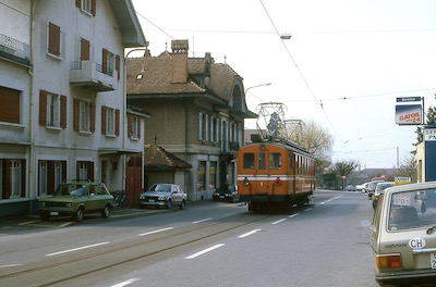 ASD Aigle, in der Mitte der Strasse, 1987
