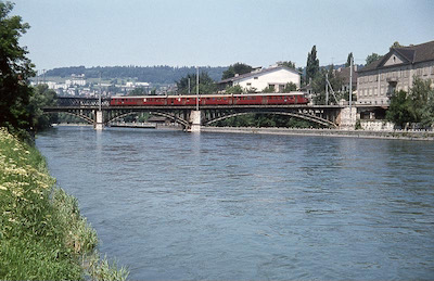 SBB Zürich, Limmatbrücke Letten, 1971
