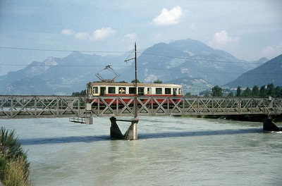 AOMC Rhonebrücke bei Collombey, 1967