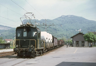 OeBB, Oensingen,  Kleinlokomotive Ce 2/2, Aufnahme 1969