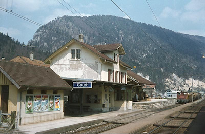 SBB, Station Court, Aufnahme 1974