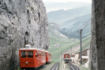 PB Blick aus Bergstation, 1957