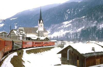 RhB Trun, Glacier-Express, 1987