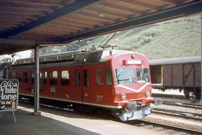 SMB Triebwagen, Moutier, 1974