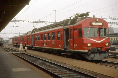 SMB Triebwagen, Solothurn, 1977