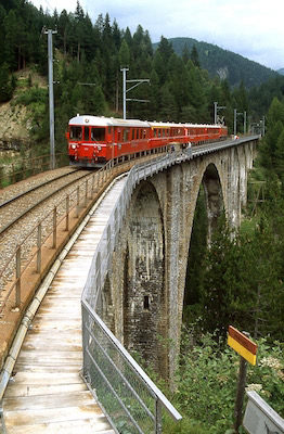RhB Wiesener Viadukt, 1997