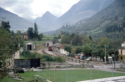 BA, Bahnhof Acquarossa, Aufnahme 1968