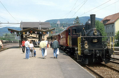 SBB Wildegg, Dampfzug ST, 1991
