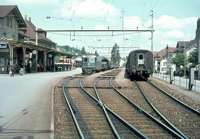SBB Beinwil am See, Extrazüge, Re 4/4 II, Be 6/8 III, 1969