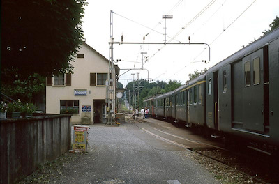 SBB Mosen Bahnhof, 1990