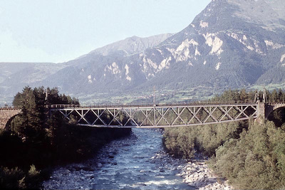 RhB Brücke Thusis, 1957