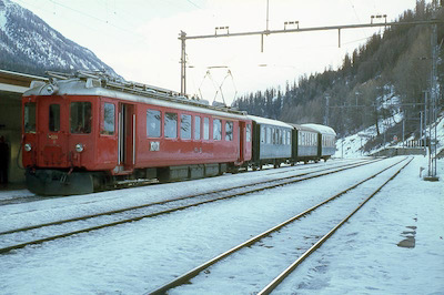 RhB Bergün, Schlittelzug, 1979