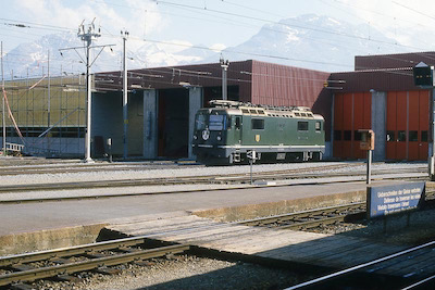 RhB Samaden, Lok-Depot, 1984
