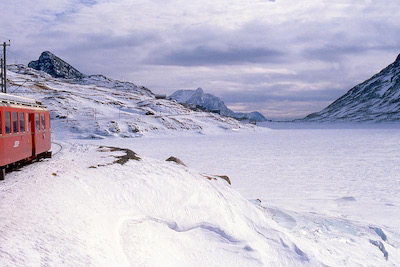 RhB Am Lago Bianco, Winter, 1987