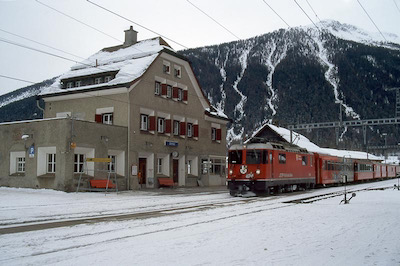 RhB Bahnhof Zernez, 1997