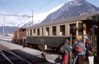 RhB Ge 6/6, Davos-Dorf, 1964